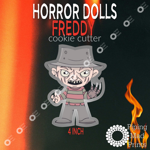 Horror Dolls Freddy 3D Printed Cookie Cutter - 4 inch
