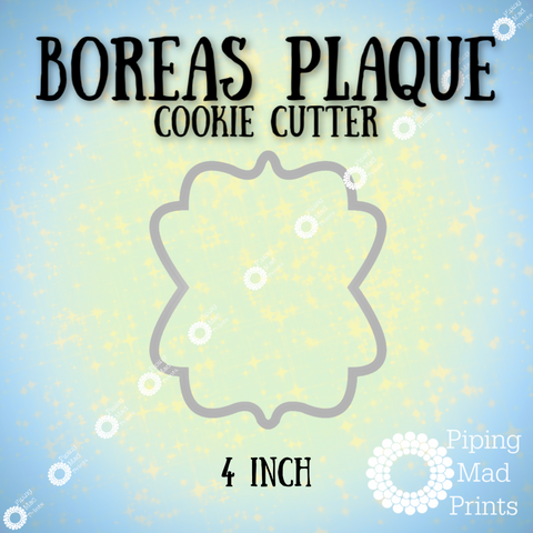 Boreas Plaque 3D Printed Cookie Cutter - 4 inch