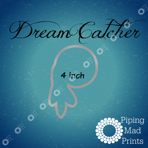 Dream Catcher 3D Printed Cookie Cutter - 4 inch - Piping Mad Prints - Green Bros Collective