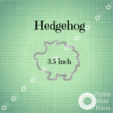 Hedgehog 3D Printed Cookie Cutter - 3.5 inch - Piping Mad Prints - Green Bros Collective