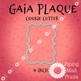 Gaia Plaque 3D Printed Cookie Cutter - 4 inch