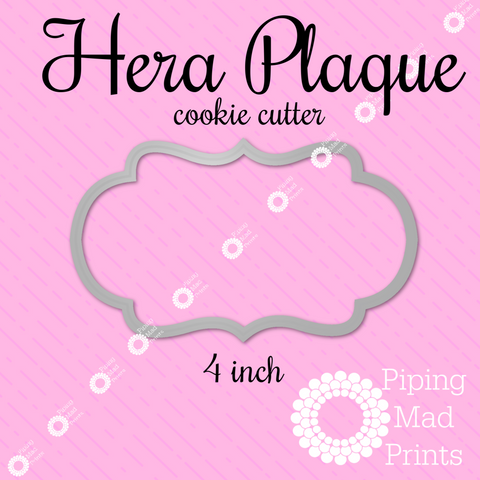 Hera Plaque 3D Printed Cookie Cutter - 4 inch