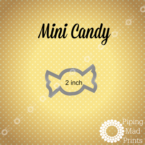 Mini Candy 3D Printed Cookie Cutter - 2 inch - Piping Mad Prints - Green Bros Collective