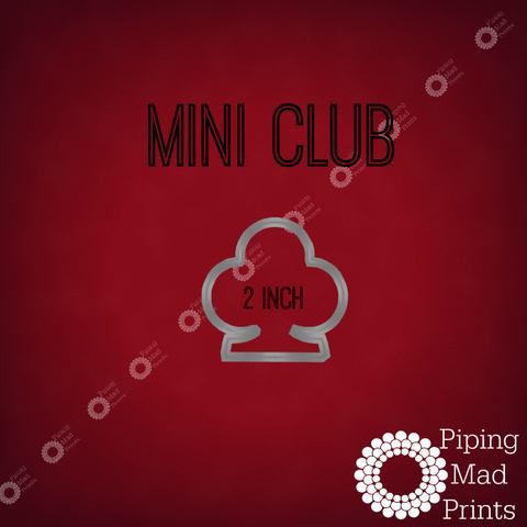 Mini Club 3D Printed Cookie Cutter - 2 inch - Piping Mad Prints - Green Bros Collective