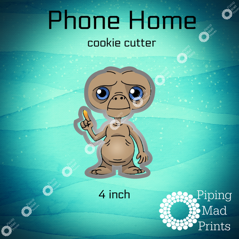 Phone Home 3D Printed Cookie Cutter - 4 inch