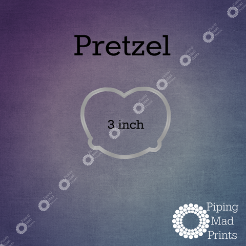 Pretzel 3D Printed Cookie Cutter - 3 inch - Piping Mad Prints - Green Bros Collective