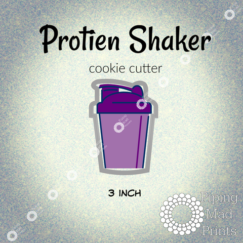 Protein Shaker 3D Printed Cookie Cutter - 3 inch