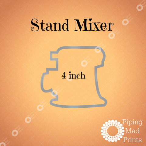 Stand Mixer 3D Printed Cookie Cutter - 4 inch - Piping Mad Prints - Green Bros Collective