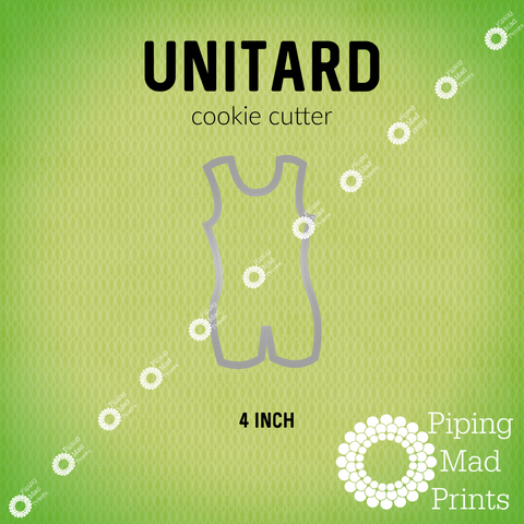 Unitard 3D Printed Cookie Cutter - 4 inch